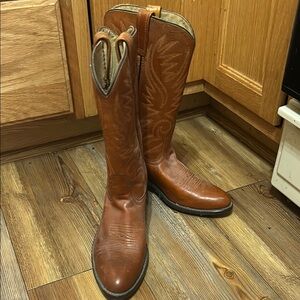 ACME Brown Cowboy Western Boots Classic Style